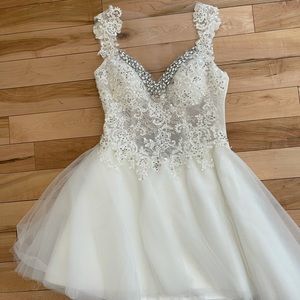 Short wedding dress/ bachelorette